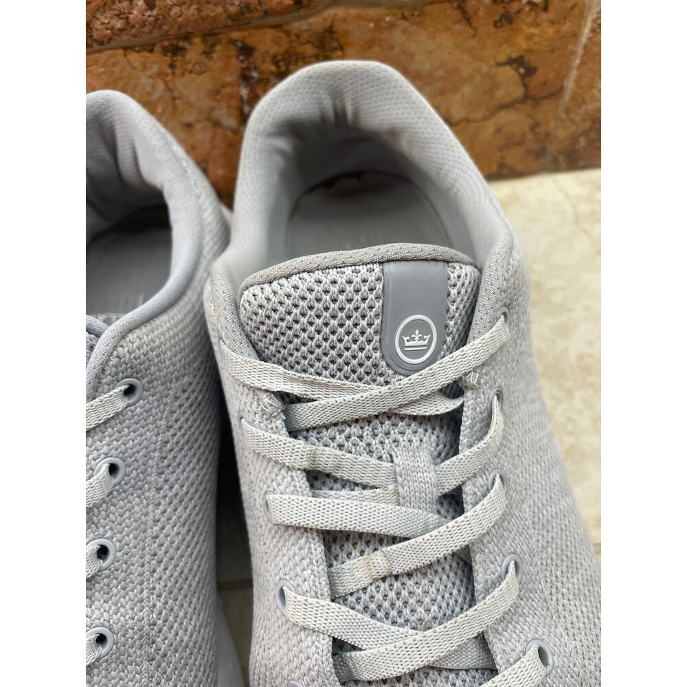 Peter Millar Sneaker Size 12 Gray Knit Lace Up Comfort Shoes Mens Lightweight - Picture 4 of 13